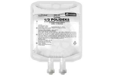 POLIFLEKS 1/3 POLIDEKS IV inf. için çöz. 250 ml setsiz PVC kutu görseli