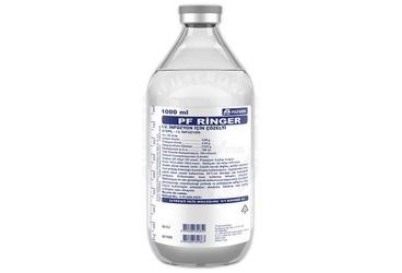 RINGER solüsyonu 1000 ml (cam şişe) setsiz kutu görseli