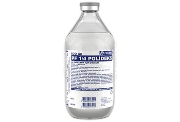 PF 1/4 POLIDEKS IV infüzyon için çözelti 500 ml setsiz kutu görseli