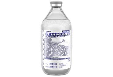 PF 1/4 POLIDEKS IV infüzyon için çözelti 1000 ml setsiz kutu görseli