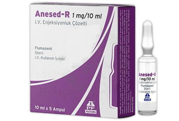 ANESED-R 1 mg 10 ml I.V. enjeksiyon için çözelti içeren flakon (5 ampül) kutu görseli