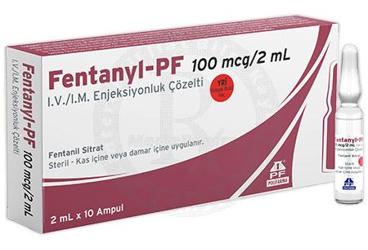 FENTANYL-PF 100 mcg/2 ml I.V./I.M enjeksiyonluk çözelti kutu görseli