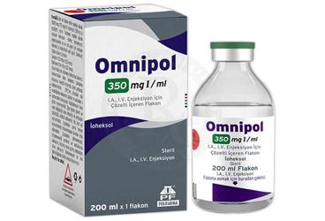 OMNIPOL 350 mg/ml IA.IV enj. için çözelti 200 ml kutu görseli