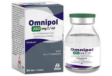 OMNIPOL 350 mg/ml IA.IV enj. için çözelti içeren flakon 50 ml { 8699606775577 } kutu görseli