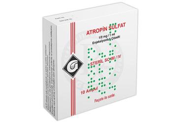 ATROPIN GALEN 0.5 mg 10 ampül kutu görseli