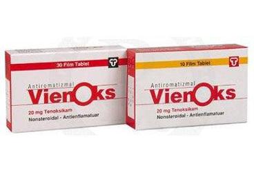 VIENOKS 20 mg 30 film tablet kutu görseli