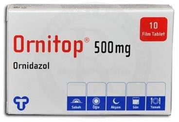 ORNITOP 500 mg 10 film tablet kutu görseli