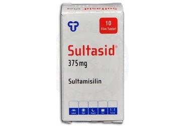 SULTASID 375 mg 10 film tablet kutu görseli