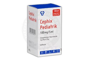 CEPHIX pediatrik süspansiyon haz. için kuru toz 100 mg/5 ml (100 ml) kutu görseli