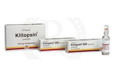 KLITOPSIN 300 mg 1 ampül kutu görseli