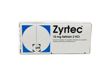 ZYRTEC 10 mg 20 film tablet kutu görseli