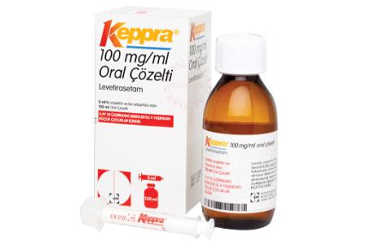 KEPPRA 100 mg/ml oral çözelti 150 ml + 1 enjektör kutu görseli