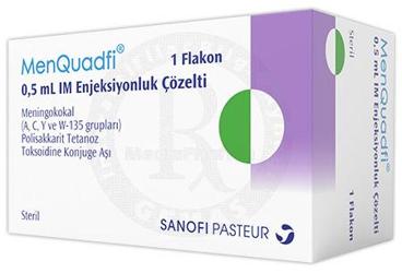 MENQUADFI 0.5 ml IM enjeksiyonluk çözelti (1 flakon) kutu görseli