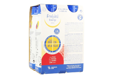FREBINI ENERGY DRINK çilek aromalı 4X200 ml kutu görseli