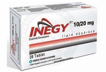 INEGY 10/20 mg 28 tablet kutu görseli