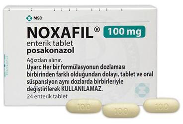 NOXAFIL 100 mg 24 enterik tablet kutu görseli