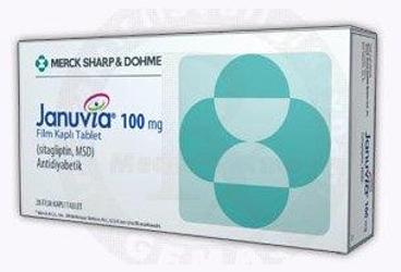 JANUVIA 100 mg 28 film tablet { 8699636090138 } kutu görseli