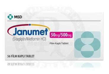 JANUMET 50/500 mg 56 film kaplı tablet { Bilim } kutu görseli