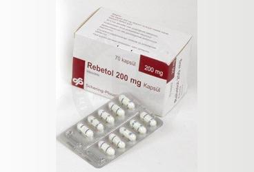 REBETOL 200 mg 70 kapsül kutu görseli