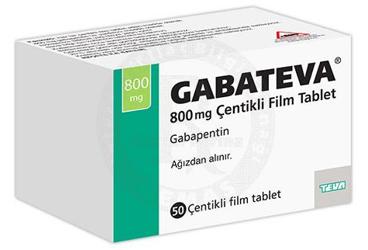 GABATEVA 800 mg 50 film tablet kutu görseli