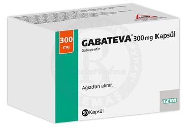 GABATEVA 300 mg 50 kapsül kutu görseli