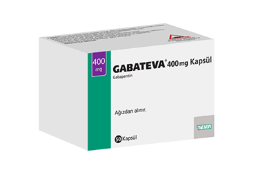 GABATEVA 400 mg 50 kapsül { Teva } kutu görseli