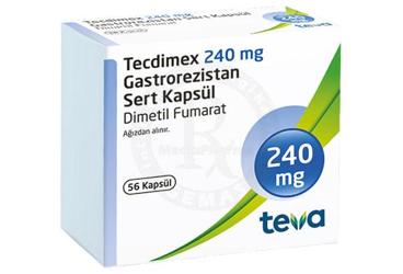 TECDIMEX 240 mg gastrorezistan sert kapsül { Teva } kutu görseli