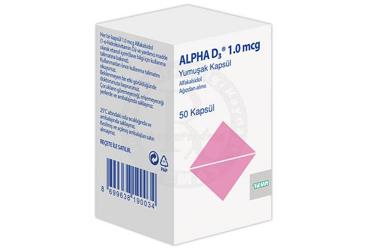 ALPHA D3 1 mcg 50 kapsül kutu görseli