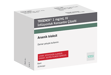TRISENOX 1 mg/1 ml IV infüzyon için konsantre çözelti içeren ampül (10 adet) { Teva } kutu görseli