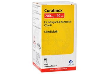 CURATINOX 200 mg/40 ml IV infüzyon için konsantre çözelti içeren 1 flakon { Teva } kutu görseli