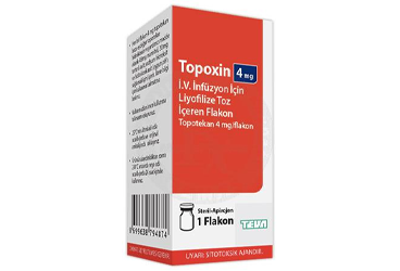 TOPOXIN IV 4 mg konsantre inf.için liyofilize toz içeren 1 flakon { Teva } kutu görseli