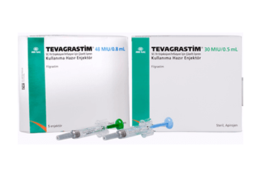 TEVAGRASTIM 48 miu/0.8 ml SC/IV ENJEKSIYON/infüzyon için çözelti içeren kullanıma hazır enjektör 5 enjektör kutu görseli