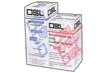 METHOTREXATE DBL 500 mg/20ml 1 flakon kutu görseli
