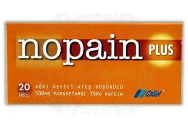 NOPAIN PLUS 20 tablet kutu görseli