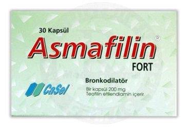 ASMAFILIN FORTE 200 mg 30 kapsül kutu görseli