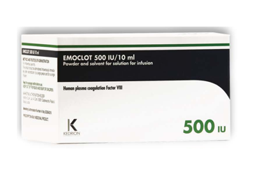 EMOCLOT DI 500 IU 1 flakon kutu görseli