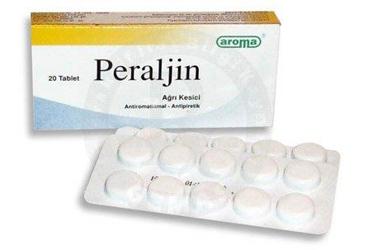 PERALJIN 20 tablet kutu görseli