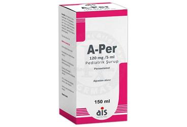 A-PER şurup 120 mg 150 ml kutu görseli