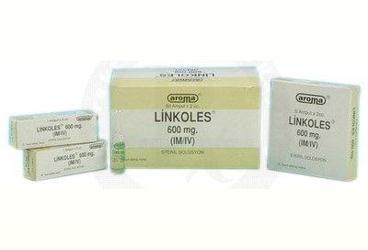 LINKOLES ampül 2 ml 600 mg 5 ampül kutu görseli