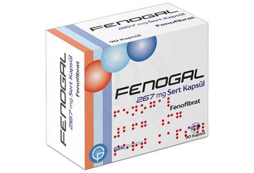 FENOGAL 267 mg sert kapsül (90 kapsül) kutu görseli