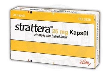 STRATTERA 25 mg 28 kapsül kutu görseli
