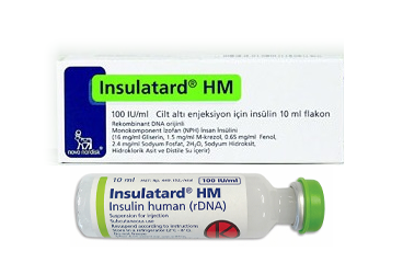 INSULATARD HM 100 IU 1 flakon kutu görseli