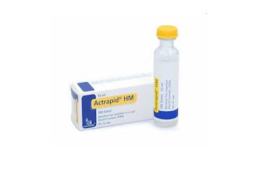 ACTRAPID HM 100 IU/ml DERIALTI ve IV kullanım için enj. çözelti içeren 1 flakon kutu görseli