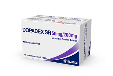 DOPADEX SR 50 mg/200 mg uzatılmış salımlı 100 tablet kutu görseli