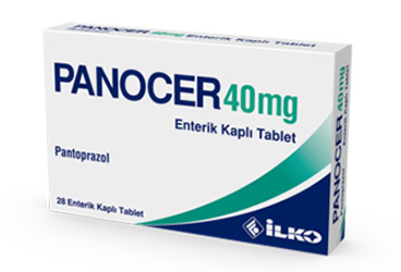 PANOCER 40 mg 28 enterik kaplı tablet kutu görseli