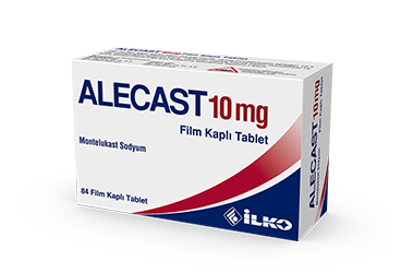 ALECAST 10 mg 84 film kaplı tablet kutu görseli