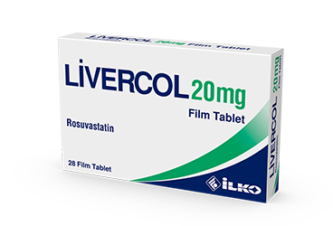 LIVERCOL 20 mg 28 film tablet kutu görseli
