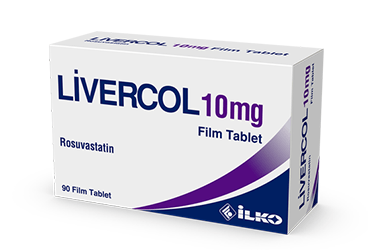 LIVERCOL 10 mg 90 film tablet kutu görseli