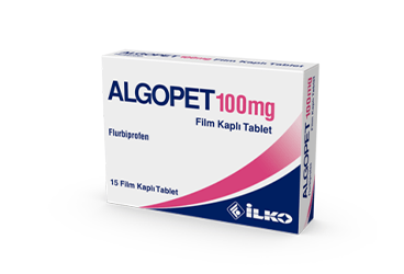 ALGOPET 100 mg 15 film kaplı tablet kutu görseli