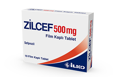 ZILCEF 500 mg 10 film tablet kutu görseli